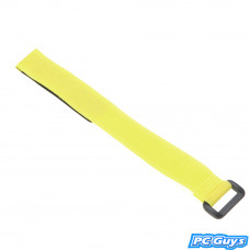 1 x Yellow 20cm Velcro style Hook and Loop Tie Down LiPo Battery Strap